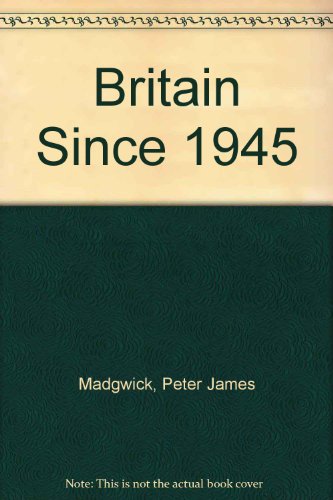『Britain Since 1945巻』|感想・レビュー 読書メーター