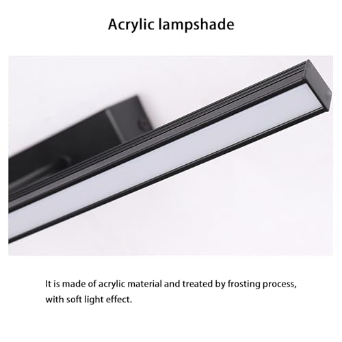 Apliques de pared LED baño regulables con USB y diseño rectangular giratorio de aluminio 2