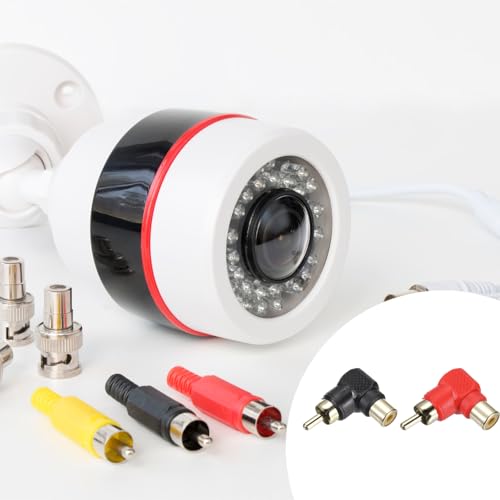 Adaptador RCA a cable de altavoz MECCANIXITY 90 grados miniatura 6