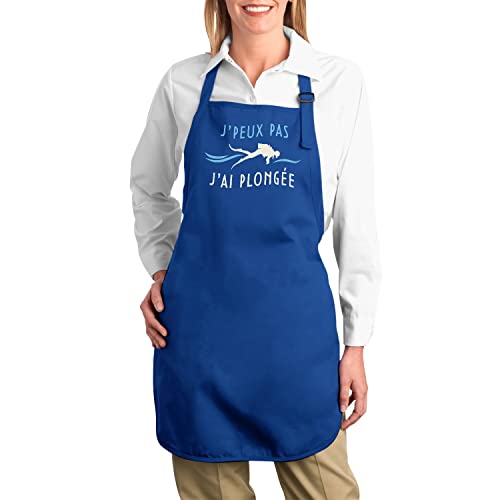 Tablier cuisine plongée sous-marine océan chef cuisinier humour