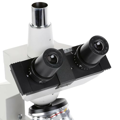 Image of OMAX - 40X-2500X LED Digital Trinocular Lab Compound Microscope with USB Camera and Mechanical Stage - M83EZ-C03S