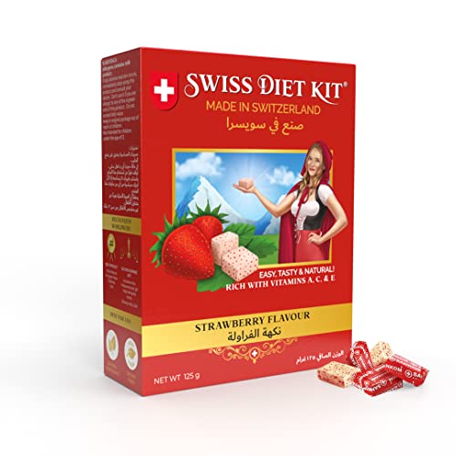 SANKOM Swiss Diet Kit, Weight Management Dietary Fibers, Strawberry (125 Grams)