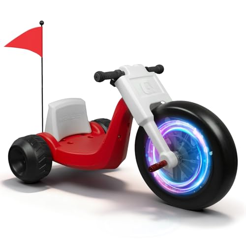 QEASET XZ02 Romper Electric Tricycle for Kids 3+ Years, 24V Ride-On Toy with 3-6 MPH Parental Speed...