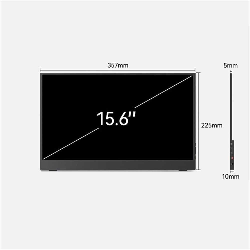 Monitor da viaggio FHD 1080P 240HZ 15,6 pollici for laptop, cornice ultrasottile, schermo portatile Monitor per Smart Working