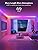 Govee 100ft RGBIC LED Strip Lights, Smart LED Lights Work with Alexa and Google Assistant, LED Lights for Bedroom WiFi App Control Segmented DIY Multiple Colors, Color Changing Light, Christmas lights