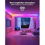 Govee 100ft RGBIC LED Strip Lights, Smart LED Lights Work with Alexa and Google Assistant, LED Lights for Bedroom WiFi App Control Segmented DIY Multiple Colors, Color Changing Light, (2 x 50ft) - Image 2