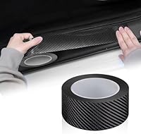 EINESIN Auto Einstiegsleisten Carbon-Aufkleber, Autoschutz, Lackschutzfolie, 5cm x 10m