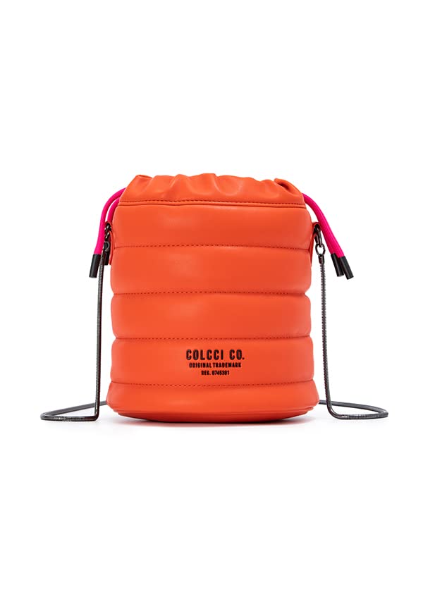 Bolsa Bucket Matelasse Colcci Feminino Laranja Surya U