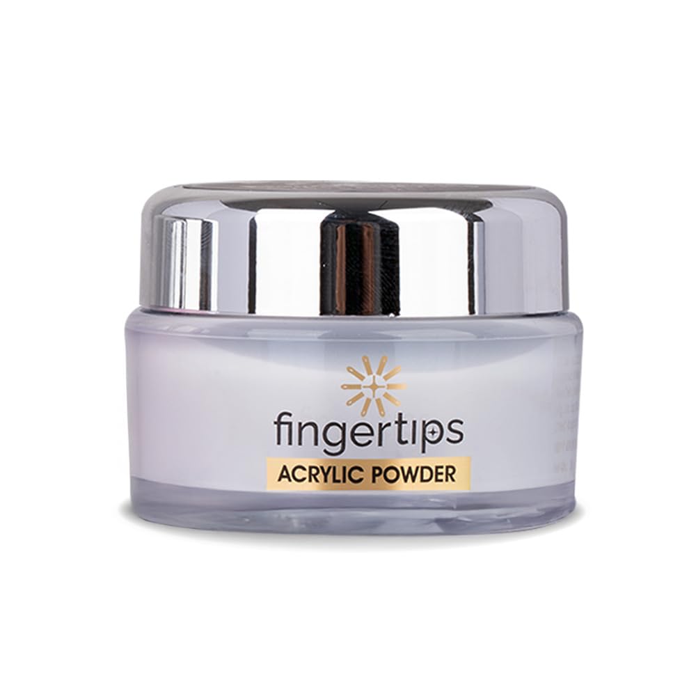 Fingertips Acrylic Powder For Nails | Smooth Self Levelling Formula | Long Lasting & Strong | Nail Extension & Art | Professional Salon & Diy Use | Versatile For All Techniques 30gm (Clear Shade 01)-image-41