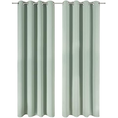 Blumtal Cortinas Opacas 117x138cm Verde Verano Cover