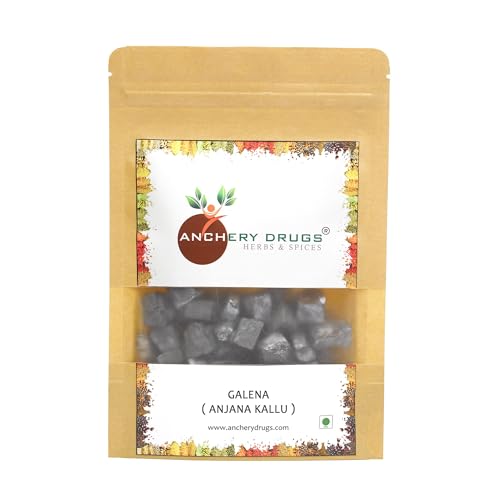 Image of Anjanakallu (Surma Stone) | Natural Kohl Stone | Anjana Kal | Stibnite | Galena | Traditional Eye Cosmetic Mineral | Authentic Kajal Stone (25 g (Pack of 1))