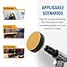 S SATC 2 Inch Hook and Loop Sanding Pad for Sanding Disc with 1/4 Inches Drill Sanding Attachment and Foam Sanding Pads for Polish Wood Metal Glass