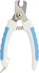 Alicate Cortador de Unhas Profissional para Pets Cães e Gatos, 16cm, Lâminas em Aço Inoxidável, Cabo Antiderrapante, com Limitador de Segurança