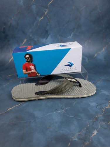 Image of SGLAQPM Men's Flip Flops | Comfortable Casual Slippers for Men | Bathroom Slipper /Chappal for all, easy to put in /out, Long Life Slippers