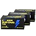 Wattcycle 24V 314Ah Lithium Battery 3 Pack, 24V lifepo4 battery 3000A BMS, LiFePO4 Battery 15000+ Deep Cycles, Rechargable Batteries Built-in Bluetooth, Perfect for Home Energy, RV, Marine, Solar