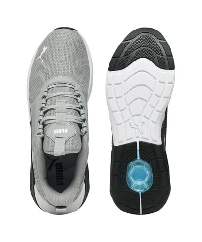 Puma X-Cell Nova FS, Unisex-Straßen-Laufschuhe, Echo-Grau/Schwarz/Hellblau, Größe 39, Echo-Grau Puma Schwarz, Vibrationsblau, 39 EU… – Ansicht 6