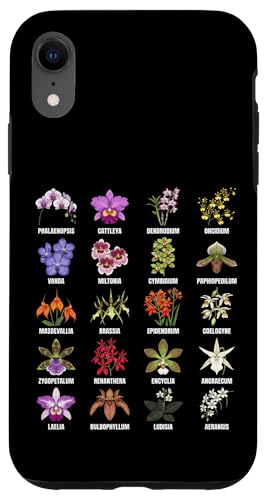 ���̉Ԃ̎�ސA���`���[�g�K�C�h �X�}�z�P�[�X iPhone XR �p