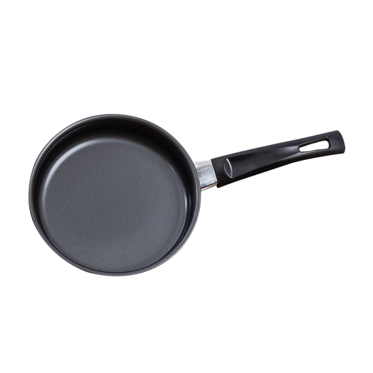 IMUSINICE Mini Non-Stick Omelette Pan 16cm with Handle, Small Flat Bottom Frying Pan for Induction and Gas Hobs, Household Breakfast and Steak Cooking Skillet