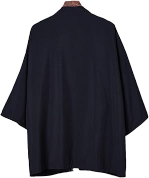 Japanese Solid Color Kimono Cardigan Kimono for Woman Man Loose Thin Black Coat Summer Thin Jacket Streetwear