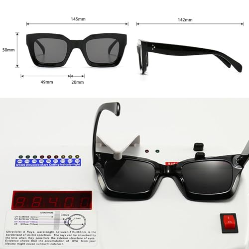 Lunettes de soleil œil de chat verres violets pour bloquer les reflets nocifs - 5