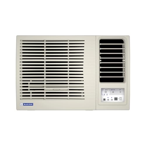 Image of Blue Star 0.8 Ton 2 Star, New Star Rated, Window AC (Copper, 2 Way Swing, Multi Sensors, Blue Fins, Self Diagnosis, WFA209LXU, White)