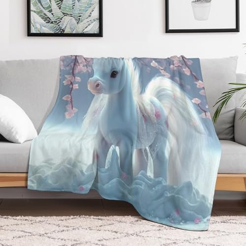 Couverture cute cheval un cocon de douceur moelleuse pour toute la famille - 3