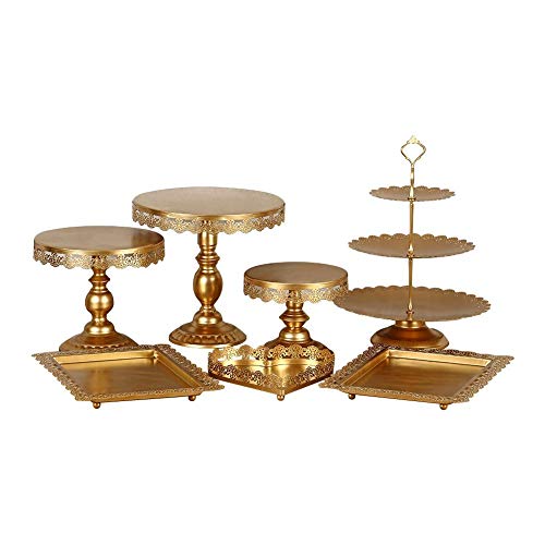 rebirthesame - Soporte para Cupcakes (Metal, 3 Niveles)