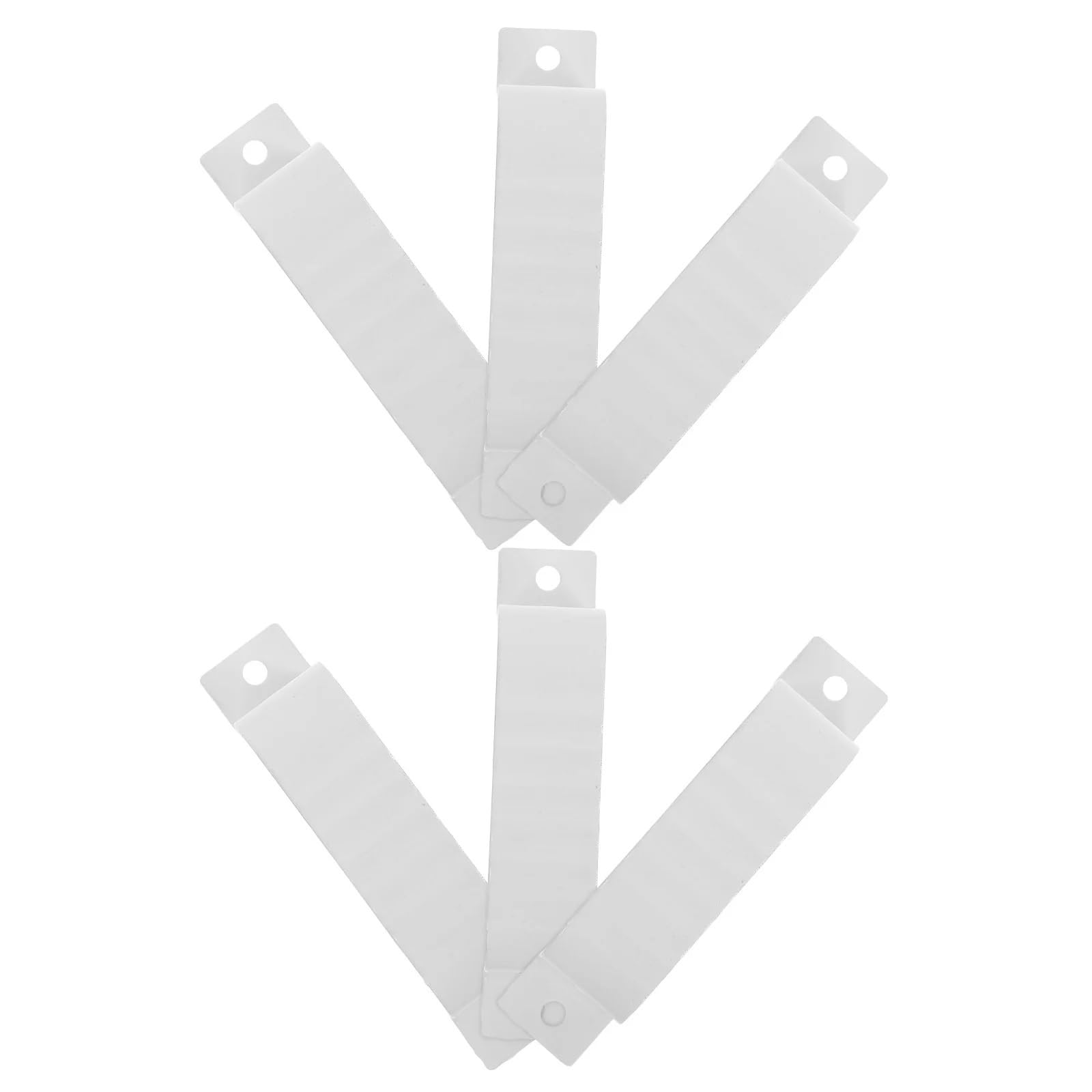 Gutter Hinge 6Pcs Metal Downspout Brackets Precise Positioning Weather Resistant Pipe Clamps for Residential Commercial Use