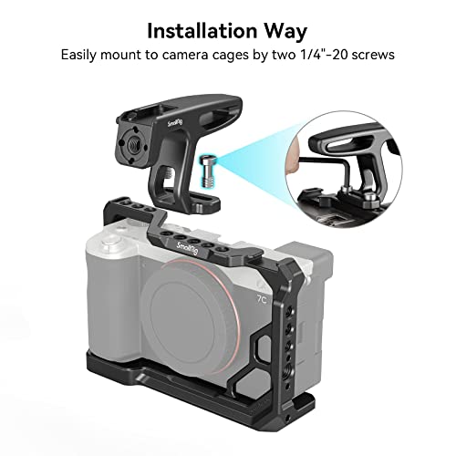 Image of SMALLRIG Mini Top Handle for Lightweight Vlogging Cameras with 1 /4 inch-20 Screws - HTS2756