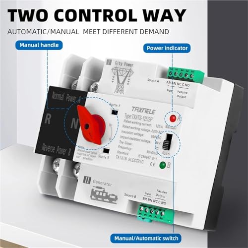 Alimentation sans interruption pour maison connectee avec l'ATS 2P 125A