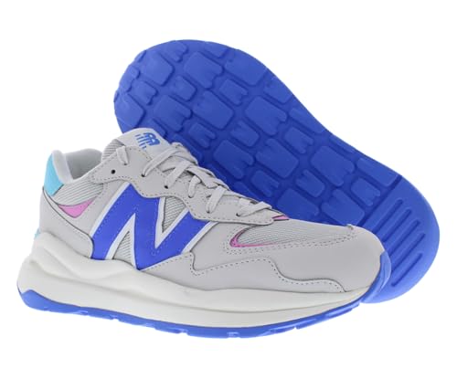 New Balance 57/40 GS Girls Shoes Size 6, Color: Grey/Blue2