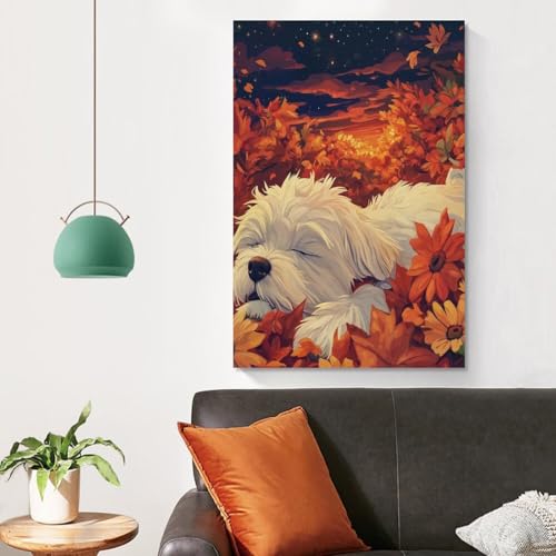 Tableau impression sur toile Terrier blanc des Highlands - 4