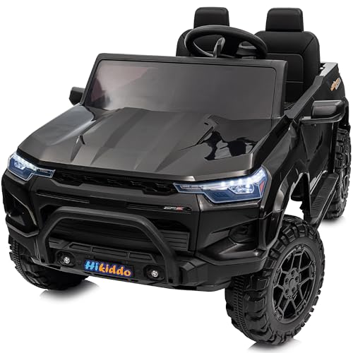 Hikiddo 24V 10Ah Ride on Toy for Big Kids, 4WD 2 Seater Electric SUV Kids Car to Drive w/Remote Control, 4x200W Motors - Black