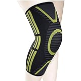 Compression Knee Sleeve, 1 Pair Best Knee Brace Support for Men & Women, Knee Support for Arthritis, ACL, Running, Pain Relief, Injury Recovery, Basketball and More Sports