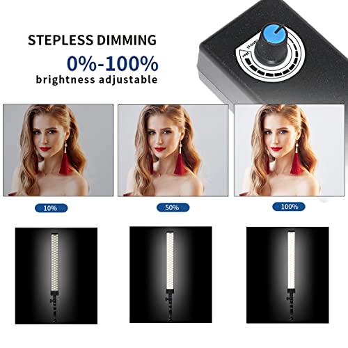 Kit de iluminación LED con luz de repliegue y trípode regulable 5