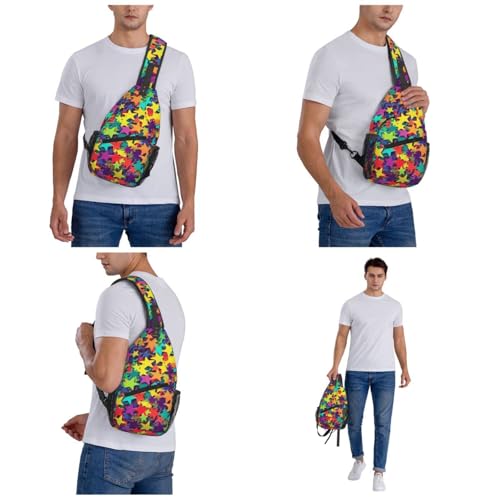 Bolso cruzado Many Stars para hombre y mujer miniatura 7