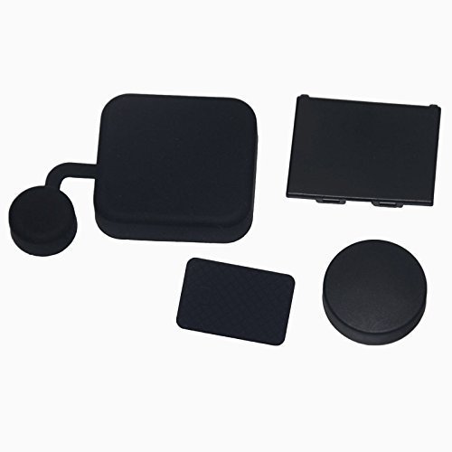 SHOOT 4 in 1 Housing Lens Cover+Lens Cap +Replacement Battery Door+Side Door Cover for GoPro Hero 3+ Camera Accessories Kit