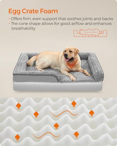 Feandrea-Orthopaedic-Dog-Bed-for-Large-Dogs-Waterproof-Dog-Sofa-Bed-with-Removable-Washable-Cover-36-x-27-x-65-Inches-Dove-Gray-UPGW252G01 Feandrea Orthopaedic Dog Bed for Large Dogs Waterproof Dog Sofa Bed with Removable Washable Cover 36 x 27 x 65 Inches Dove Gray UPGW252G01