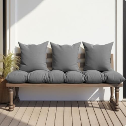 Coussin rectangulaire pour fenêtre transformez vos rebords froids gris 150cm - 6