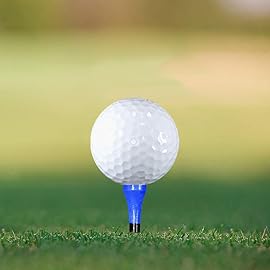 Zivisk Wooden Golf Tees 1-1/2 inch 100 Count, 1.5 Short Golf Wood Bamboo Tees(Blue,38mm)