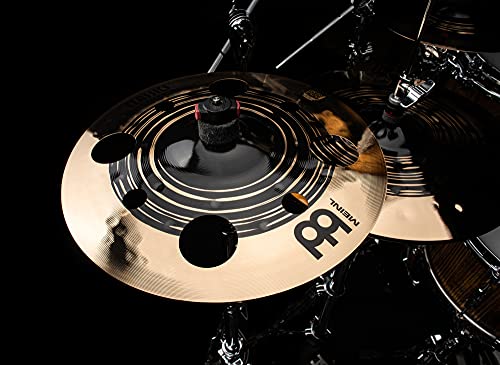 Meinl Cymbals Classics Custom Dual 12" Trash Splash Cymbal With Holes, Dark And Brilliant Finish — Made In Germany — For Rock, Metal And Fusion, 2-Year Warranty, (Cc12Dutrs) #TOP7