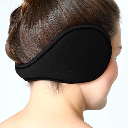 fiebig Ohrenschützer (Ohrenwärmer) für Damen und Herren | Earband in One Size Einheitsgröße 54-63 cm | innovativer Ohrenschutz hält die Ohren warm im Winter | Ohrwärmer (Schwarz)