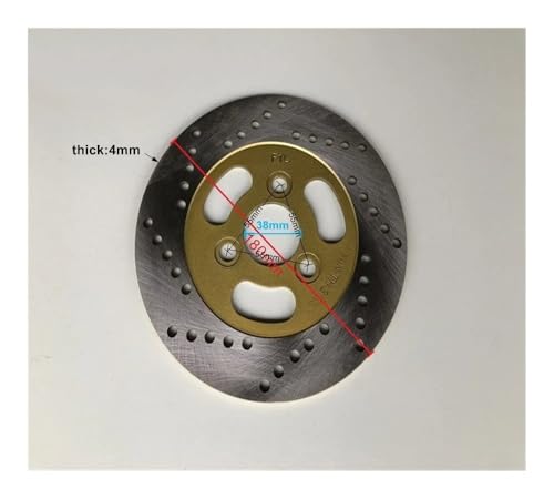 Disque de frein avant pour moto Suzuki AN125 et UA125