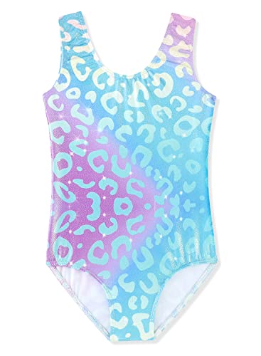 HOZIY Long Sleeve Leotards for Girls Gymnastics Kids Toddler Tumbling Outfits Floral Unicorn Galaxy Rainbow Stripe Pattern