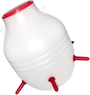 Operitacx Lamb Goat Feeder Bucket Milk Bucket Milk Feed Bucket with Nipples Milk Feeder Animal Feeding Pot Farm Bottle Feeding Bucket for Lamb Dog Lamb Feeding Bucket Pig Calf Feeding Bottle