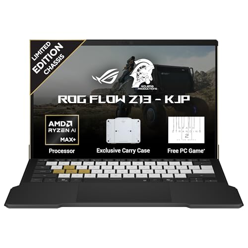 ASUS ROG Flow Z13 (Kojima Limited Edition),AMD Ryzen AI MAX+ 395,128GB RAM,1TB SSD,QHD+,13.4"(34 cm),Windows 11,M365 Basic(1Y)* Office 24,Decennium Gold,1.72 Kg,GZ302EAC-RU180WS,Creator/Gaming Laptop