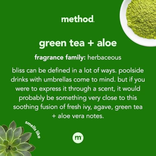 Method Foaming Hand Soap, Green Tea + Aloe, 10 Ounce (Pack of 3) - image 2