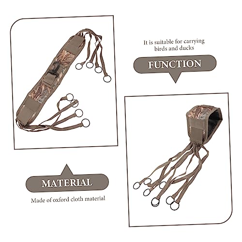 2 Peças Alças De Ombro De Tiro Cordão Camuflado Equipamento Ao Ar Livre Bolsa De Peru Pato Camuflado
