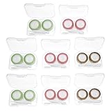 Healifty 8-teiliges Kontaktlinsen-Kontaktlinsen-Reise-Set, Kontaktlinsen-Behälter, Kontaktlinsen-Box-Halterung, tragbar