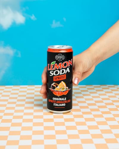 Lemonsoda Spritz | Bevanda Rinfrescante Analcolica Gusto Spritz, 24 Lattine Da 33 Cl, Senza Alcol, Con Acqua Delle Fonti Di Crodo - 3